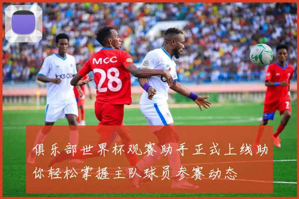 俱乐部世界杯观赛助手正式上线助你轻松掌握主队球员参赛动态